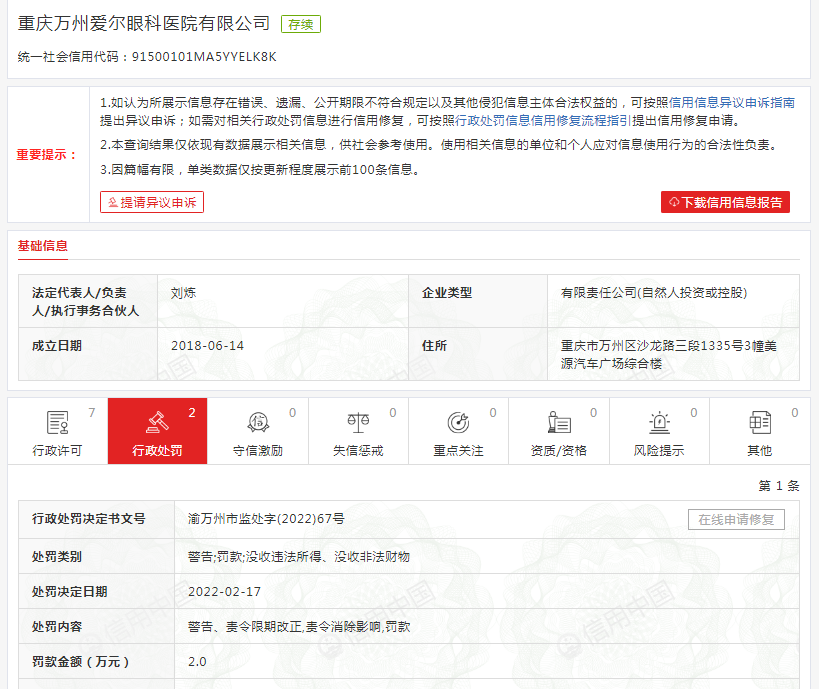 「品牌观察」使用过期医疗器械，爱尔眼科被罚！