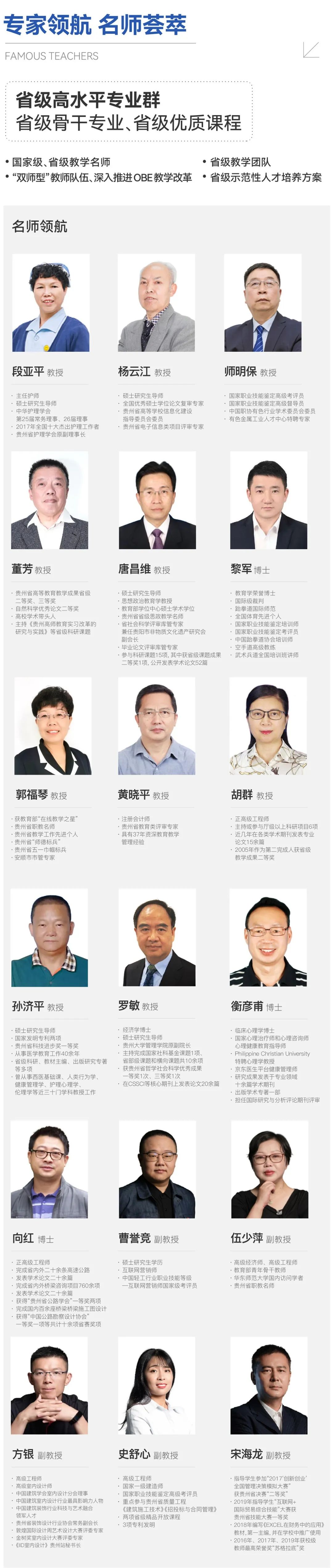 贵工商名师汇聚，聚焦个性需求，构建生动课堂，让每一名学子都出彩！