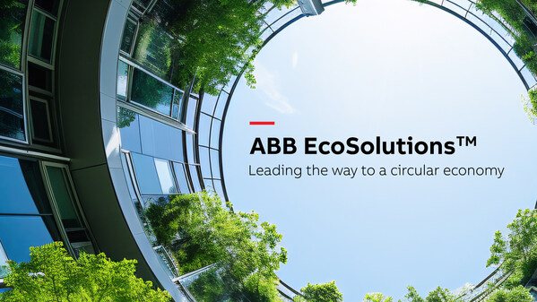 ABB EcoSolutions™以产品力打开可持续未来